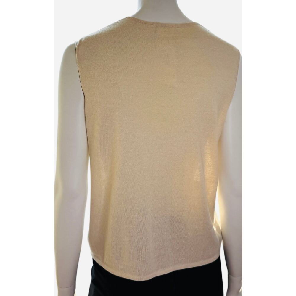 Chanel Beige Cotton-Cashmere Twin Set – Size FR 46 (US 12) - Picture 10 of 16